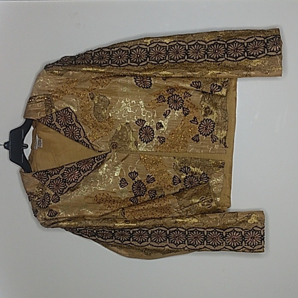 Sandy Starkman Polyester 1/2 cut midriff jacket
